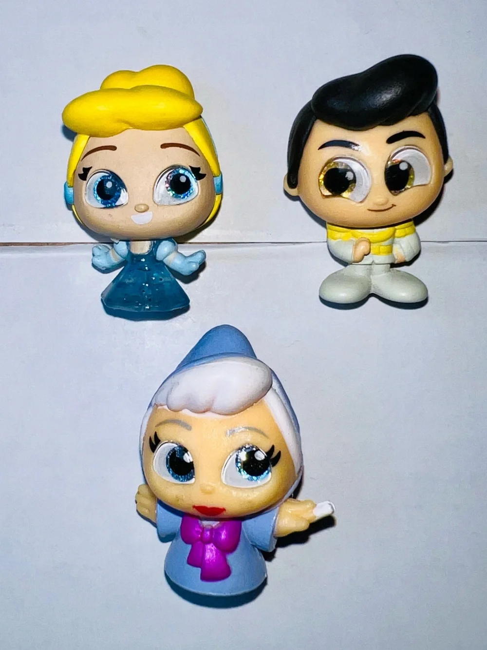 Disney Doorables  Special Edition Cinderella Prince Charming Fairy God Mother
